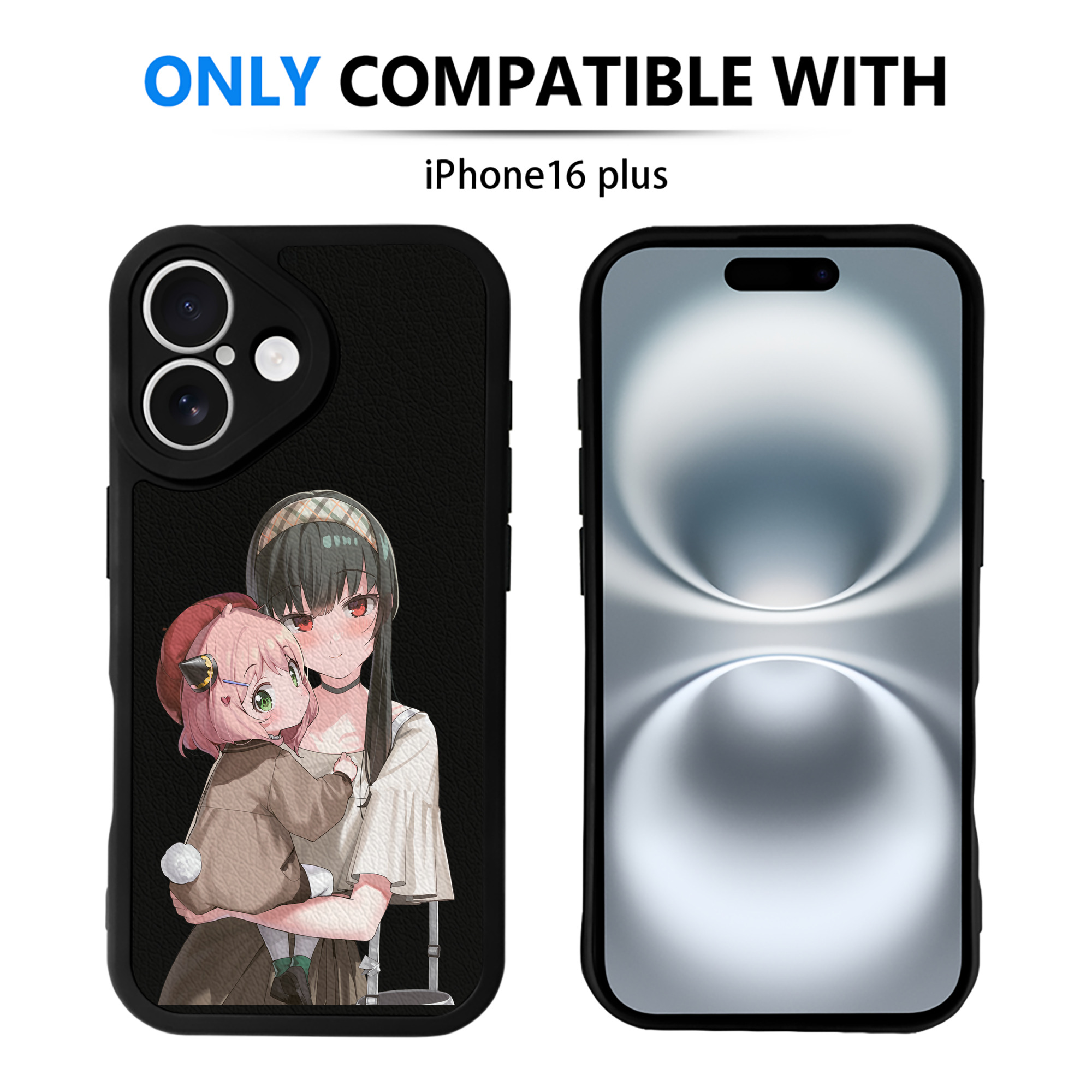 （画像用） SPY×FAMILY间谍家家酒 【iPhone 16シリーズ対応】シリコンスマホケース（レザー調） 材質：シリコン